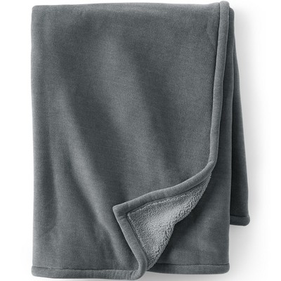 Lands' End Chenille High Pile Throw Blanket