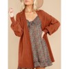 Womens Cardigan Sweaters Puff Long Sleeve Cardigan Open Front Knit Cardigans for Women - 3 of 3