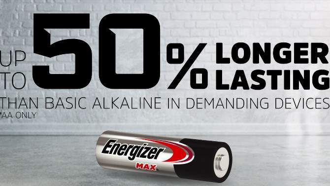 Energizer Max AA Batteries - Alkaline Battery, 2 of 18, play video