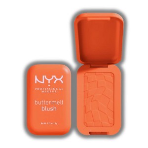 NYX Professional Buttermelt Blush - BMBL03 Sooner The Butta Shimmering Tangerine - 0.17 oz (PACK OF 2) - 1 of 2