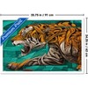 Trends International Zimer - Concrete Jungle Framed Wall Poster Prints - 3 of 4