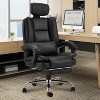EROMMY Executive Office Chair with Adjustable Headrest,Black - 2 of 4