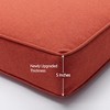 KINWELL Set of 2 Extra Thick Outdoor Chaise Lounge Cushions (5-inch Thick) - 2 of 4