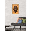 Trends International Rachel Caldwell - Warrior Owl On Orange Framed Wall Poster Prints - 2 of 4