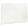 vidaXL Room Divider Freestanding Privacy Screen for Room Separation Steel - White 94.5" x 70.9" - 3 of 4