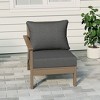 WestinTrends  Avalon Outdoor Patio HDPE Left Arm Facing Sectional Corner Club Chair with Patio Cushions - 2 of 4