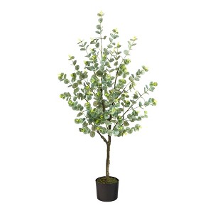 Nearly Natural 4-ft Eucalyptus Artificial Tree - 1 of 4