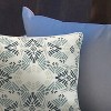 Outdoor Decor by Commonwealth Printed Outdoor Pillow Cover 18" x 18" Blue (Cover Only) - 3 of 4