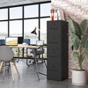 Munora - 4-Drawer Vertical File Cabinet with Individual Locks - Heavy Duty for A4/Letter/Legal Files - Black - 2 of 4