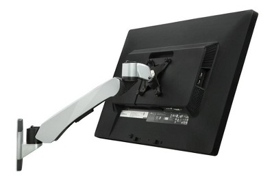 Silver Adjustable Full Motion Monitor Wall Mount for 32" Screens