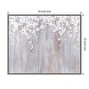 Amanti Art White Cherry Blossoms by Sydney Edmunds Canvas Wall Art Print Framed 28-in. x 23-in. - 4 of 4