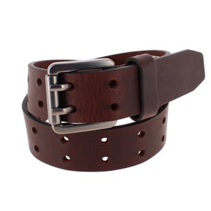 Wrangler Boy's Milled Buffalo Leather Double Hole Roller Buckle Belt - 1 of 4