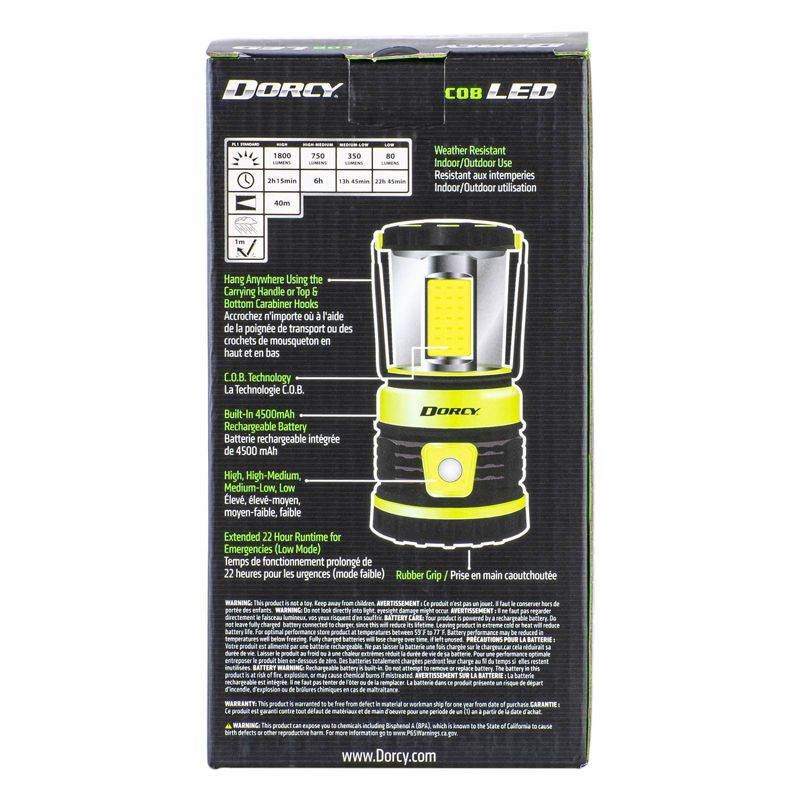 Dorcy 1800 Lumens LED Lantern with Power Bank, 4 of 9