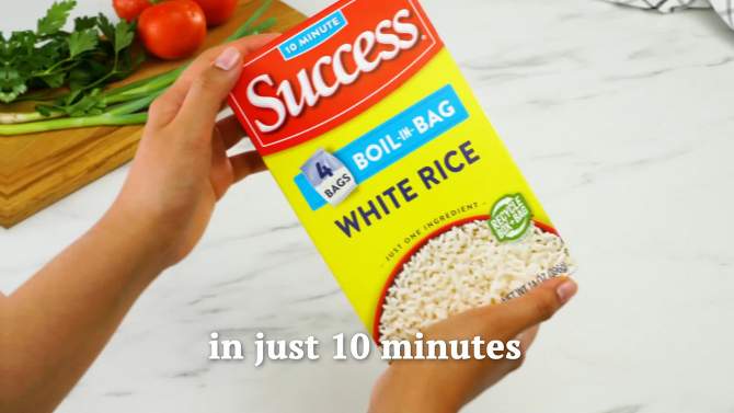 Success Family Size Boil-in-Bag White Rice - 2lbs, 2 of 10, play video