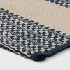 Thick Striped Woven Rectangular Outdoor Area Rug Blue - Threshold™ designed with Studio McGee - 3 of 4