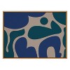 Kate & Laurel All Things Decor 31.5"x41.5" Sylvie Abstract Wall Art: Digital Print, Framed Canvas, Home Decor - 2 of 4