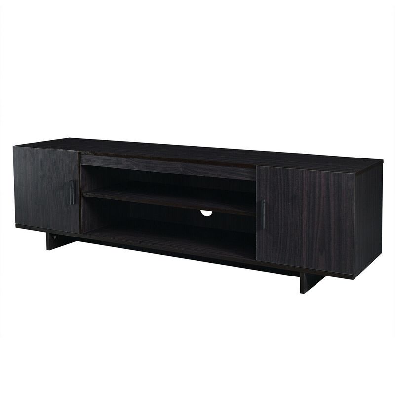 Costway Modern TV Stand Media Entertainment Center for TV's up To 65'' w/Storage Cabinet, 5 of 11