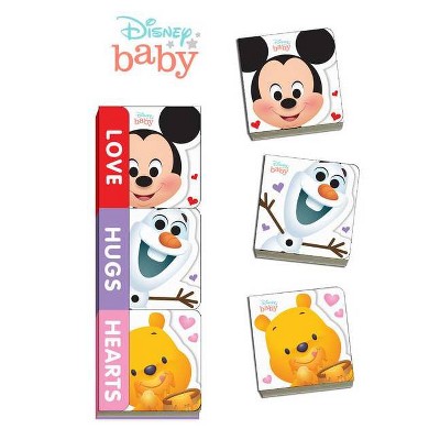 Disney Baby Love, Hugs, Hearts - by  Disney Books (Board Book)