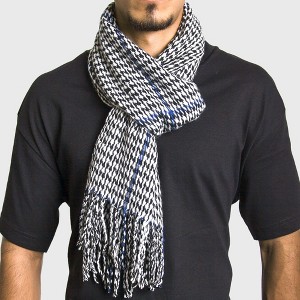 Alpine Swiss Mens Plaid Scarf Softer Than Cashmere Scarves Winter Shawl - 1 of 4