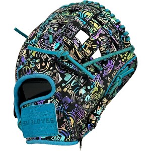 Gem Gloves Baseball Fielding Glove - GEM035 Holographic Aztec - 1 of 4