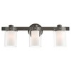 Livex Lighting Manhattan 3 - Light Vanity in  Polished Black Chrome - 2 of 2