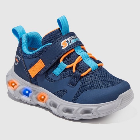 omdrejningspunkt Legitim Formode S Sport By Skechers Toddler Boys' Ervan Light-up Sneakers - Blue : Target