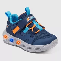 S Sport By Skechers Toddler Boys' Ervan Light-Up Sneakers - Blue 5