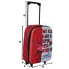 Ladybug Carry On Rolling Kids Luggage with Wheels for Girls, 18 Inch, Superhero Lady Bug Convertible Duffle Bag with Side Handle - 2 of 4