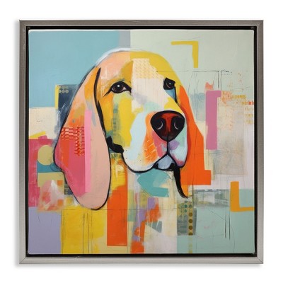 Stupell Industries Abstract Dog Portrait, 25" x 25"