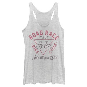 Women's Lost Gods Italy Bike Race Racerback Tank Top - 1 of 3
