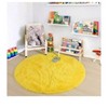 5ft Round Fluffy Area Rug, Soft Shaggy Circle Carpet for Bedroom, Kids Girls Boys Room - 3 of 4