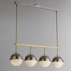 Maxim Lighting Duke 4 - Light Pendant in  Satin Nickel/Satin Brass - 3 of 4