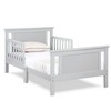 Infurnic Beds, Toddler Single Bed with Safety Guardrails and Headboard, Low To Floor Design for Toddler Children, Gray, 70"*36"*27" - 3 of 4