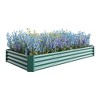 Dolonm Raised Garden Bed Kit - Metal Raised Bed Garden  for Flower Planters, Vegetables Herb Green - 3 of 4
