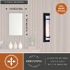 VAXCEL Vilo 1 Light Contemporary Wall Sconce White Frosted Cylinder Wave Glass - 4 of 4