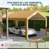 10 x 20ft Carport Roof, UV Resistant Canopy Replacement, Fits 84C-378V00 and 84C-206 Series - 4 of 4