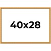 PosterPalooza | 40x28 Wood Antique Frame with UV Acrylic, 4 Finishes: Bronze, Gold, Silver, and Black - 2 of 4