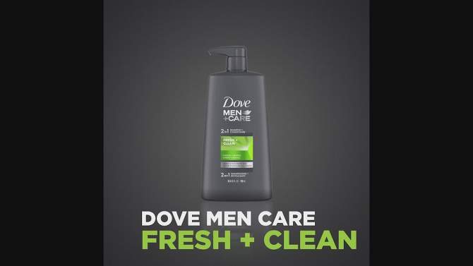 Dove Men+Care Fresh and Clean 2-in-1 Shampoo + Conditioner, 2 of 13, play video