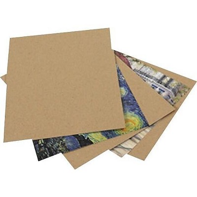 The Packaging Wholesalers 8 1/2 x 11 Chipboard Pads 960/Case BSCP8511