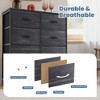 CAVINAS 7-Drawer Tall Dresser for Bedroom, Versatile Fabric Chest of Drawers, Storage Cabinet with Wooden Top for Closet/Entryway/Nursery - 2 of 4