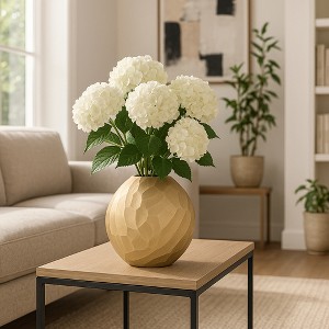 Ceramic Vase for Living Room Decor - Decorative Flower Vase for Home Decor, Bedroom Accent, or Office Display - 1 of 4