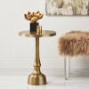 Christopher Knight Home Marcella Modern Handmade Aluminum Accent Table - 2 of 4