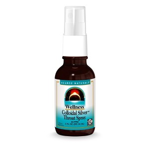 Wellness Colloidal Silver 30 ppm Throat Spray by Source Naturals, Inc.  -  2 oz Spray - 1 of 3