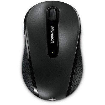 Microsoft 4000 Mouse Black - Wireless - Radio Frequency - 2.40 GHz - 1000 dpi - 4 Button(s)
