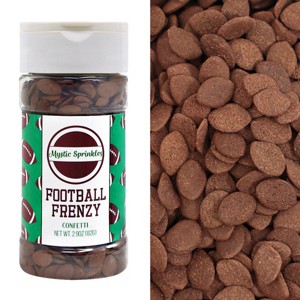 Mystic Sprinkles Football Frenzy Confetti 2.9oz - 1 of 4