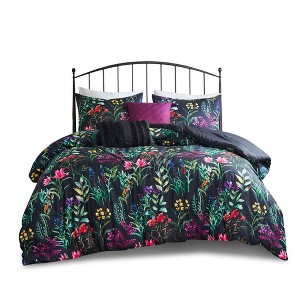 Gracie Mills Mars 5 Piece Floral Softspun Comforter Set - 1 of 4