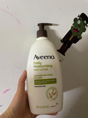  Aveeno Baby Daily Moisture Moisturizing Lotion for Delicate  Skin with Natural Colloidal Oatmeal & Dimethicone, Hypoallergenic,  Fragrance-, Phthalate- & Paraben-Free, 18 fl. oz (Package may vary) : Baby