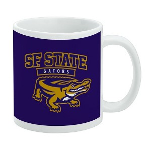 San Francisco State Gators Logo Ceramic Coffee Mug Novelty Gift Mugs for Coffee Tea and Hot Drinks 11oz White - 1 of 4