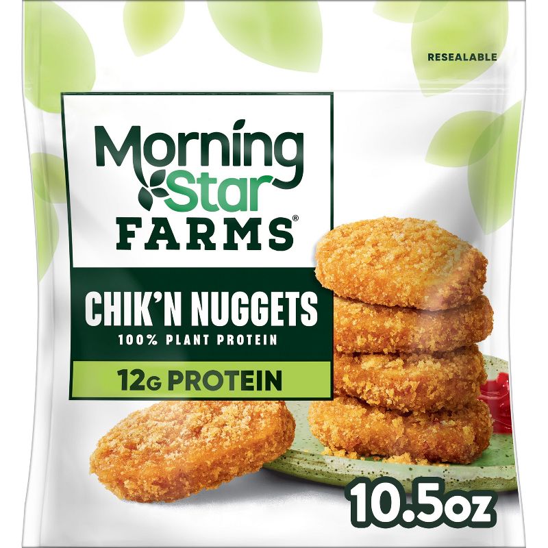 Morningstar Farms Classic Frozen Veggie Chik&#39;n Nuggets - 10.5oz, 1 of 7
