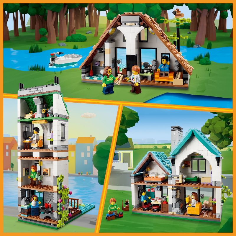LEGO Creator 3 in 1 Cozy House Toys Model Building Set 31139, 4 of 8
